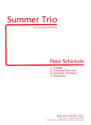 Book cover for Summer Trio