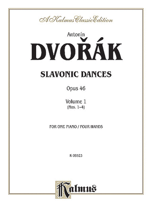 Book cover for Slavonic Dances, Op. 46, Volume 1