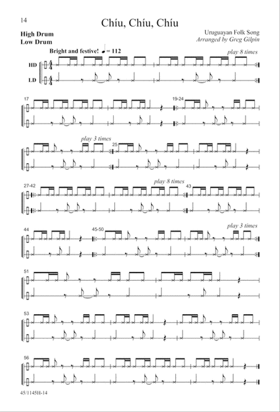 We Sing the World Around 2-Part scores gallery preview page 15