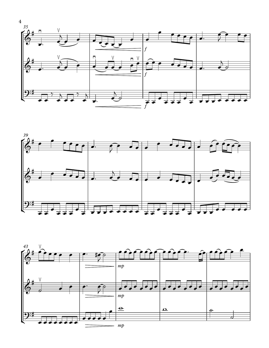 I Want It That Way String Trio scores gallery preview page 4