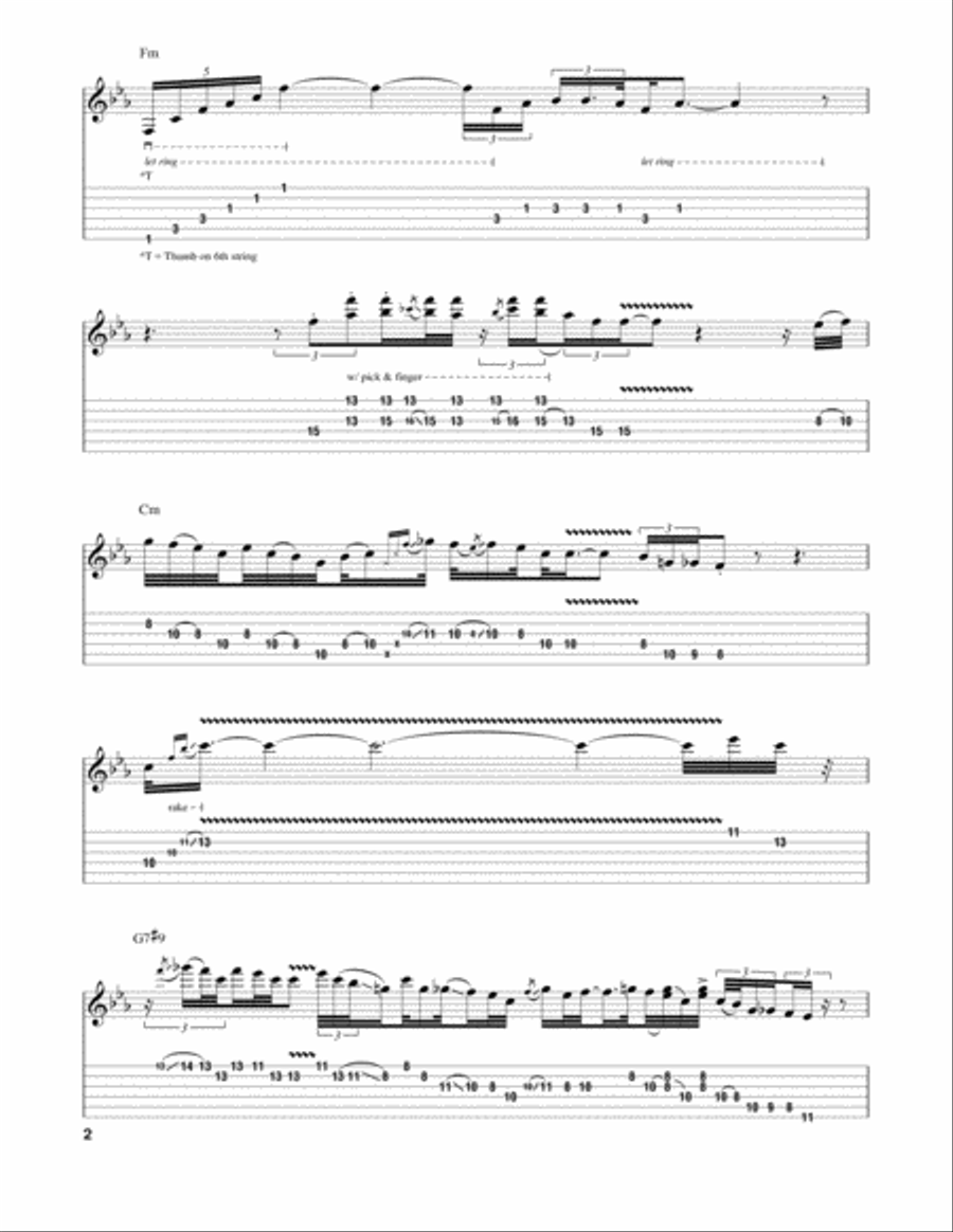 Tin Pan Alley Tin Pan Alley Electric Guitar scores gallery preview page 2