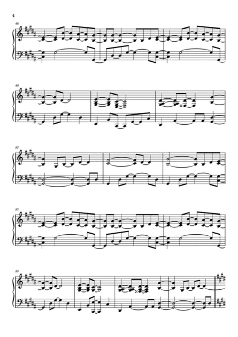 Free Piano Solo scores gallery preview page 4