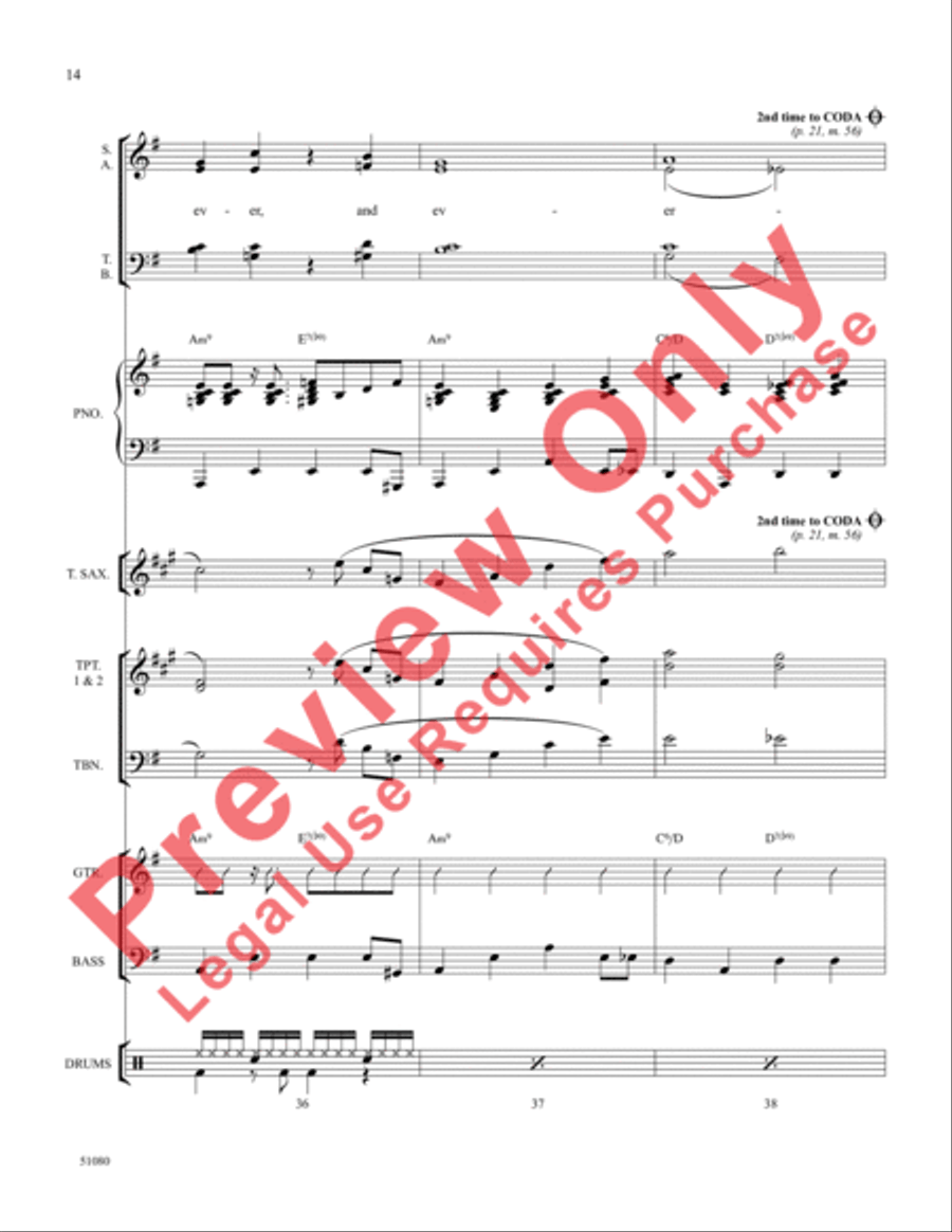On a Clear Day On a Clear Day Choir scores gallery preview page 15