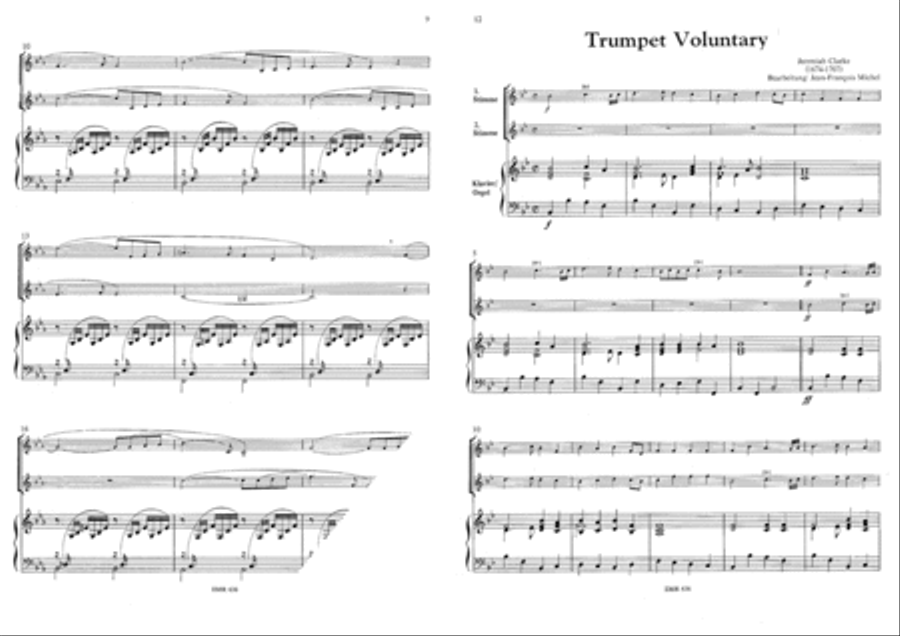 Ave Maria (Bach-Gounod) / Halleluja (Handel) / Trumpet Voluntary (Clarke) Euphonium scores gallery preview page 4