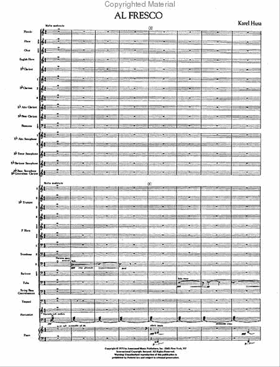 Al Fresco Concert Band scores gallery preview page 2