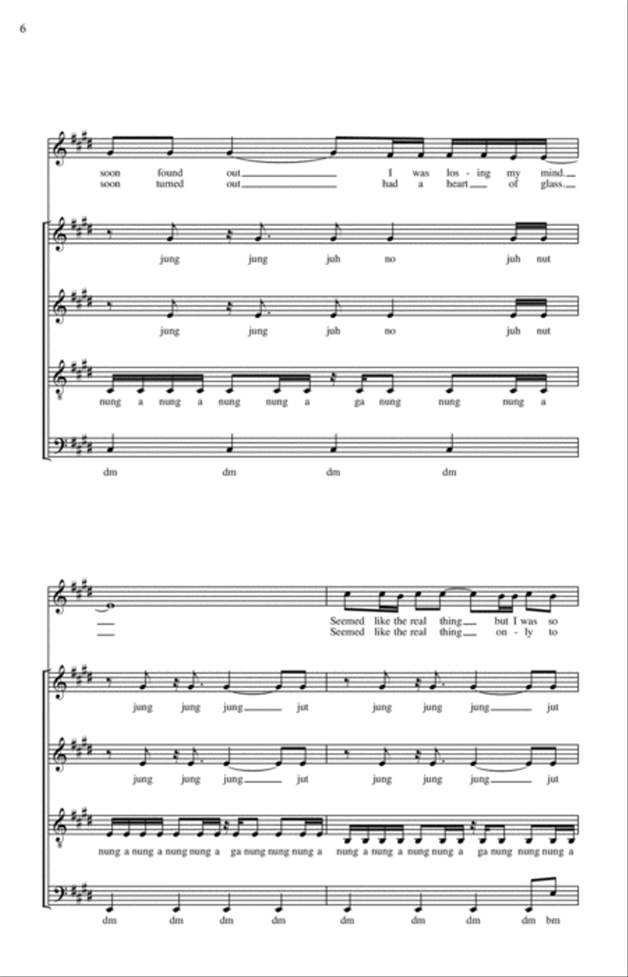 Heart Of Glass 4-Part scores gallery preview page 5