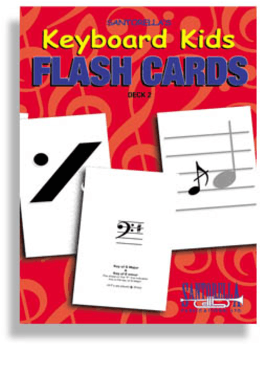 Keyboard Kids Flashcards * Deck 2 Piano scores gallery preview page 1