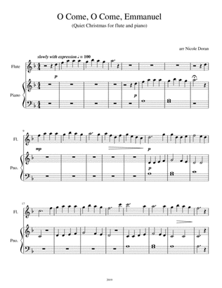 O Come, O Come Emmanuel (Quiet Christmas for flute and piano)