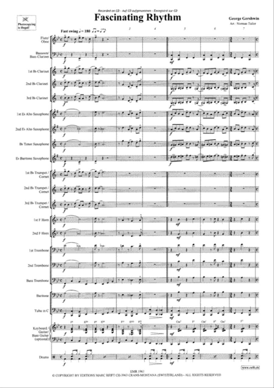 Fascinating Rhythm Concert Band scores gallery preview page 4
