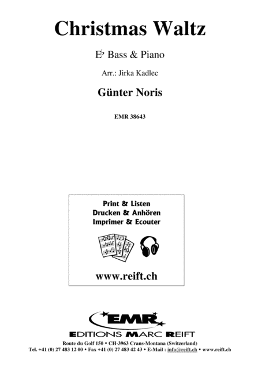 Christmas Waltz Piano Accompaniment scores gallery preview page 1