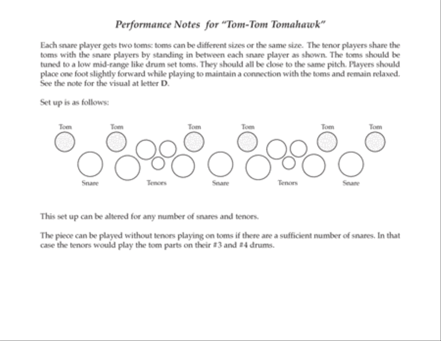 Tom Tom Tomahawk w/Tutor Tracks Percussion Ensemble scores gallery preview page 3