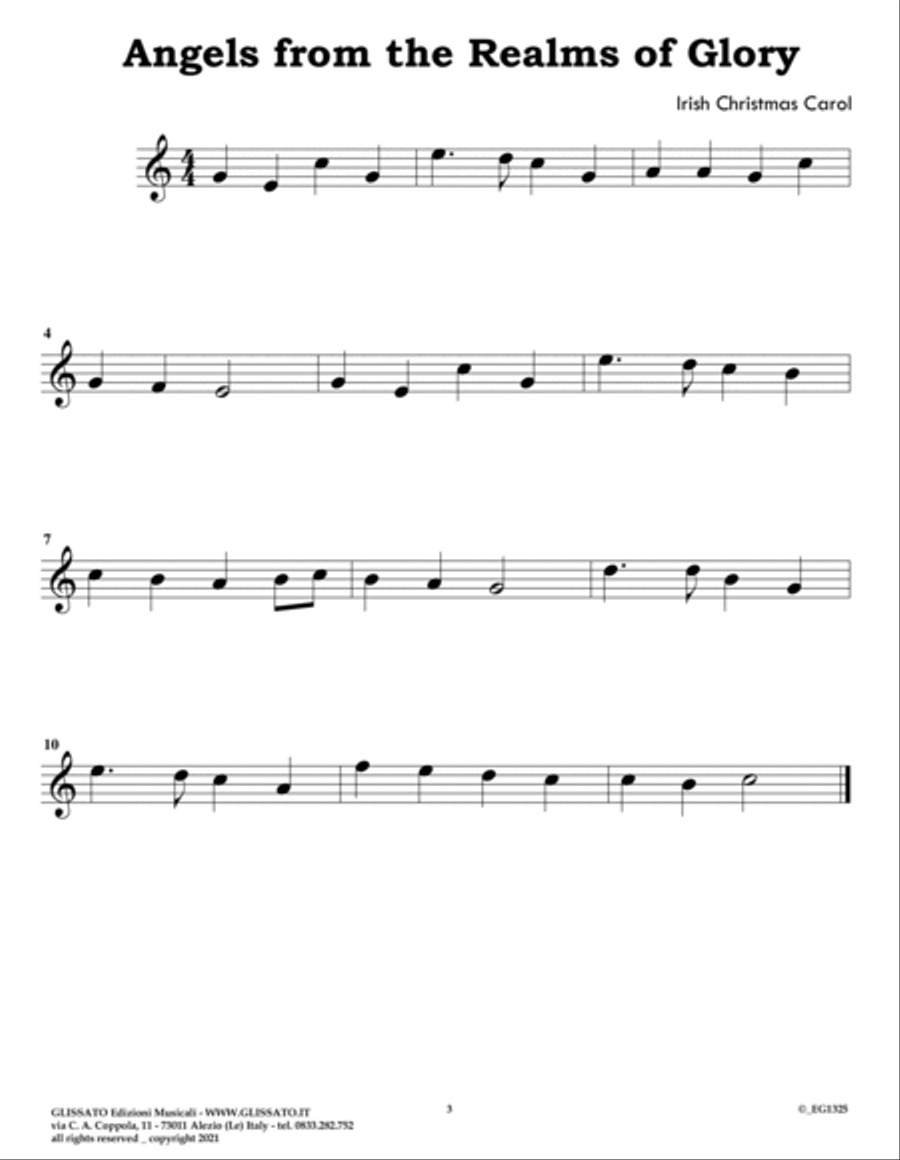 50 Christmas Carols for solo Soprano Recorder Soprano Recorder scores gallery preview page 5