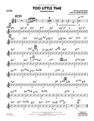 Too Little Time (arr. Sammy Nestico) - Conductor Score (Full Score) - Guitar