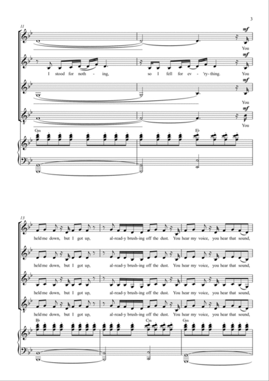 Roar Roar Choir scores gallery preview page 3