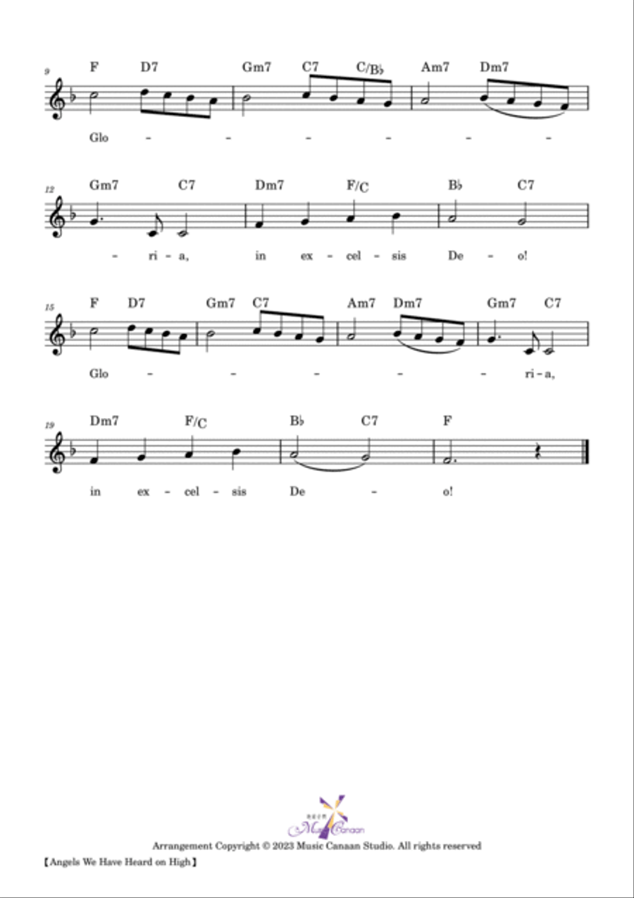 20 Christmas Lead Sheets Piano scores gallery preview page 4