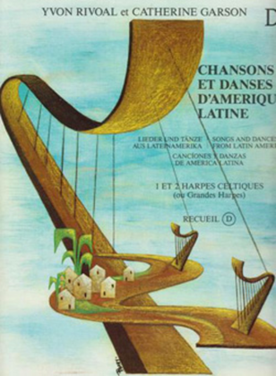 Book cover for Chansons et danses d'Amerique latine - Volume D