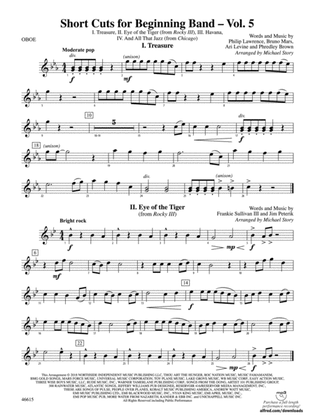 Short Cuts for Beginning Band -- Vol. 5: Oboe