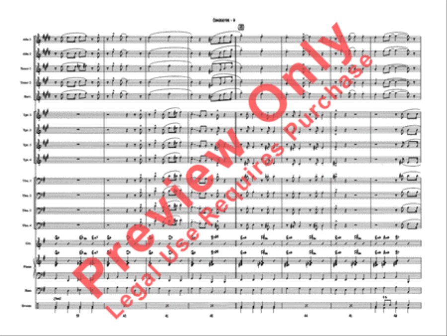 Sing, Sing, Sing Jazz Ensemble scores gallery preview page 9