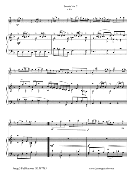 Vivaldi: Sonata No. 2 for Alto Sax & Piano image number null