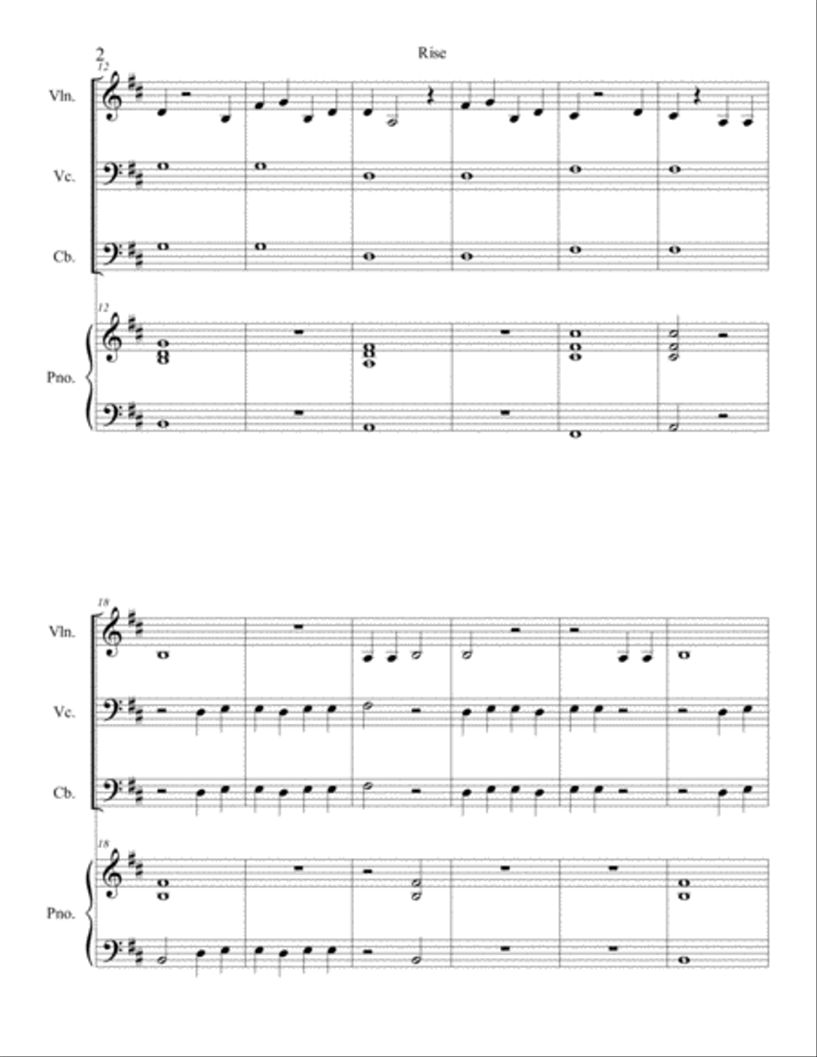Rise Cello scores gallery preview page 2