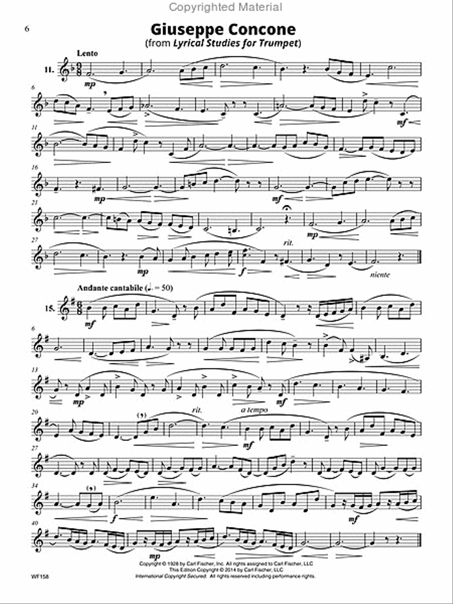 Student's Essential Studies for Trumpet Trumpet scores gallery preview page 2