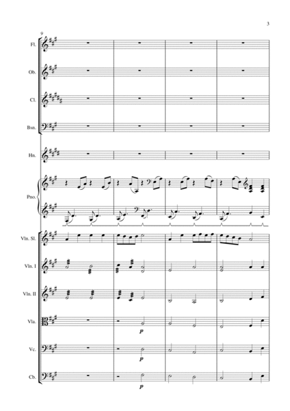 Childhood (for violin solo/soli (grades 1-2) and orchestra) image number null