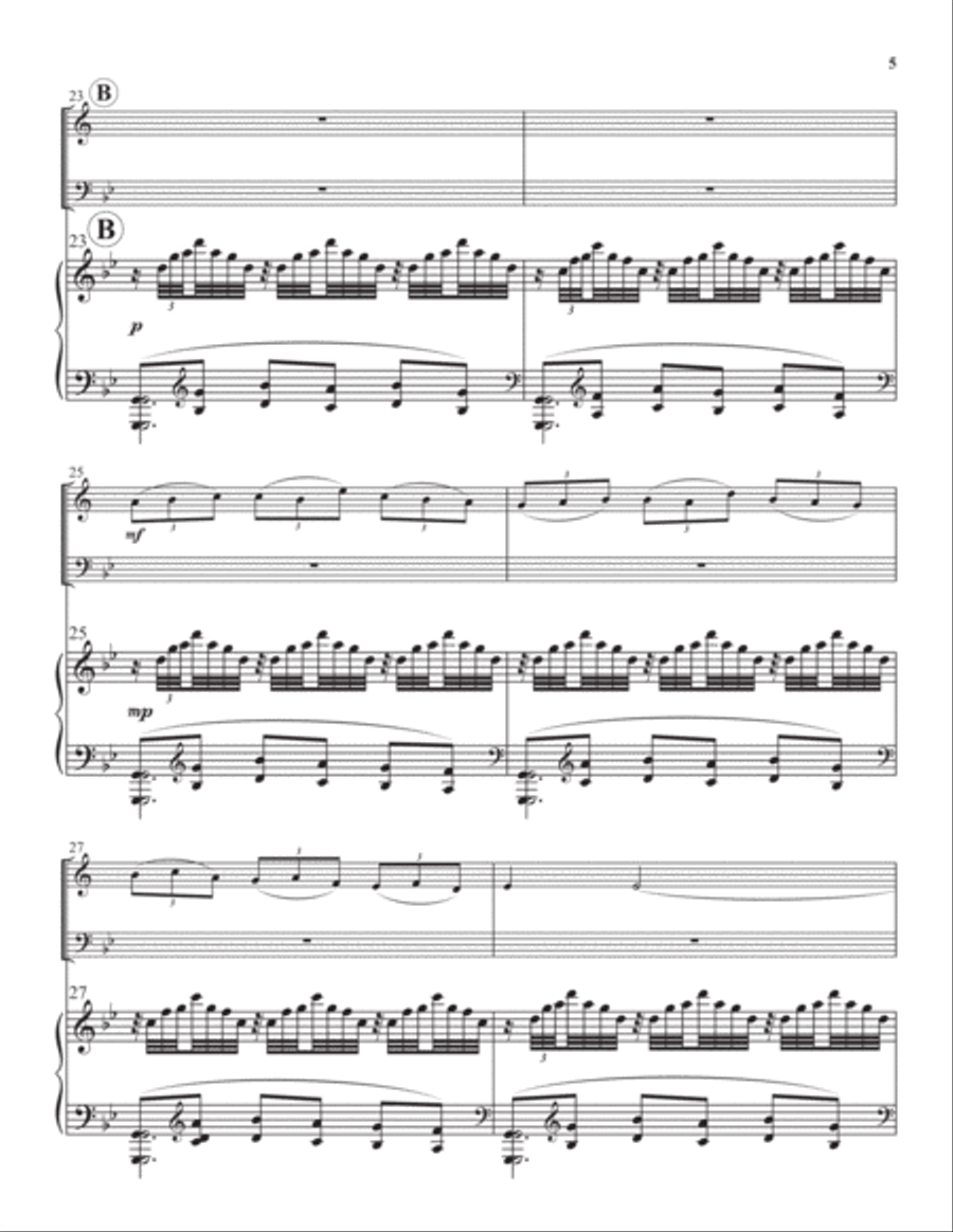 Fragile Dreams Flugelhorn scores gallery preview page 6