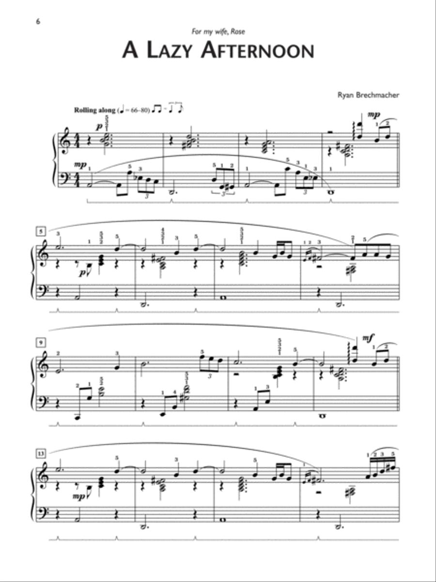 Three Preludes (for right hand alone) Piano Solo scores gallery preview page 3