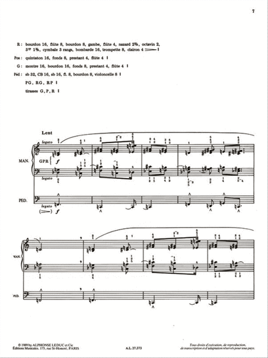 Livre Du Saint Sacrement Pour Orgue Organ scores gallery preview page 2