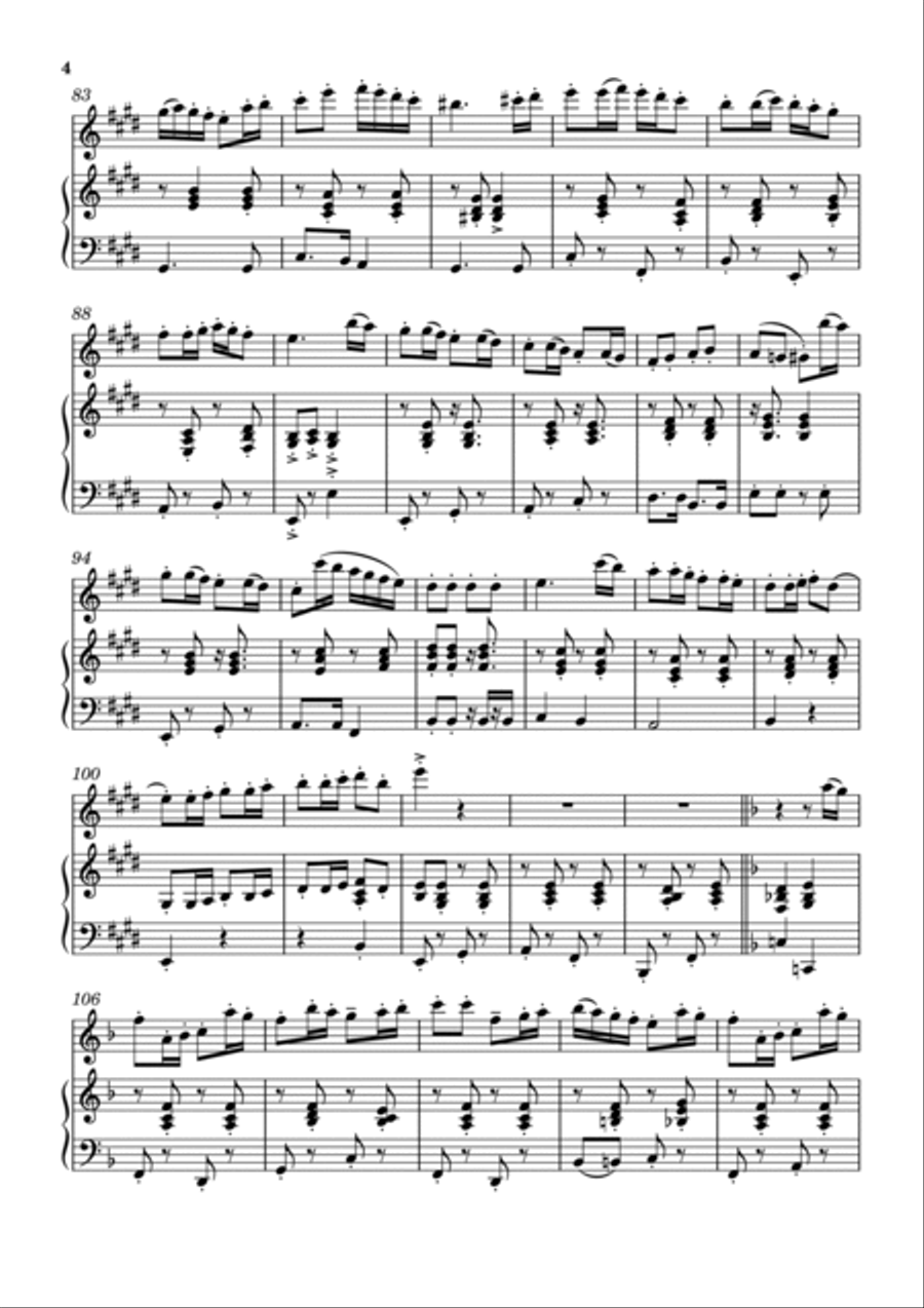 Hootenanny Hopscotch! Flute Solo scores gallery preview page 4