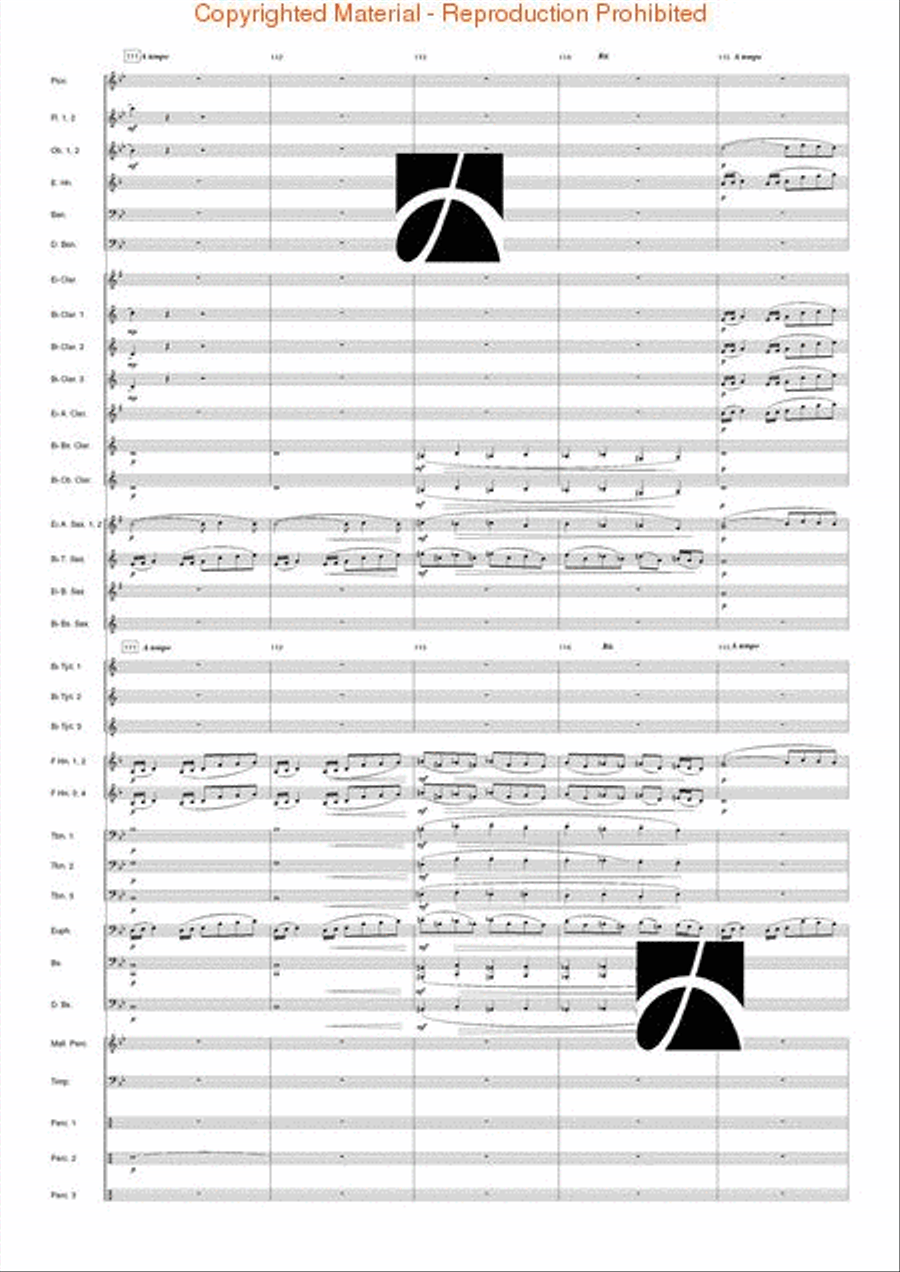 Kraftwerk Concert Band scores gallery preview page 24