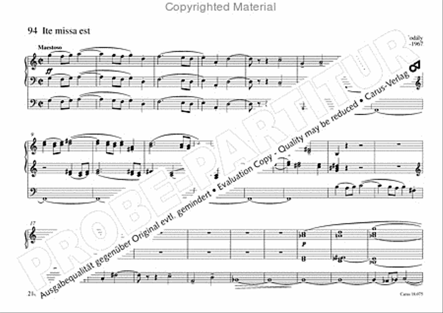 Freiburger Orgelbuch: Stammteil Organ Solo scores gallery preview page 211