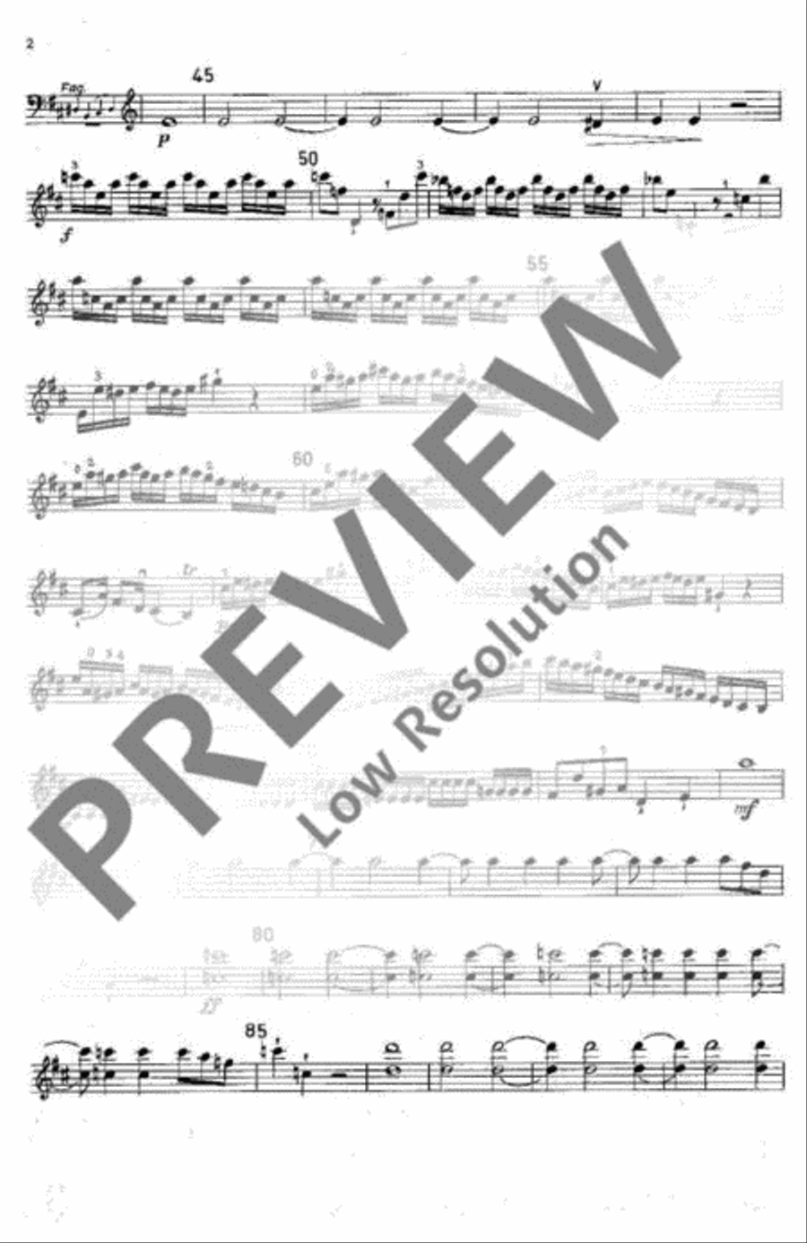 Symphony No. 1 Violin scores gallery preview page 3