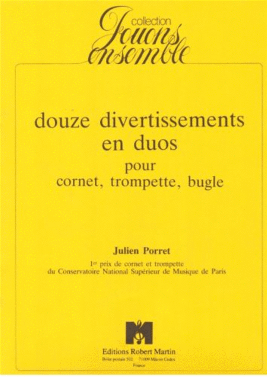 Divertissements en duos (12), pour cor Horn scores gallery preview page 1