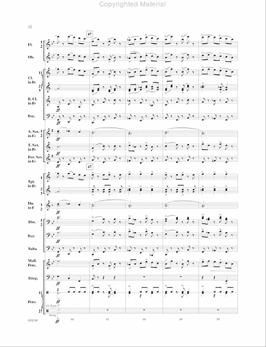 Trilogy Trilogy Concert Band scores gallery preview page 13
