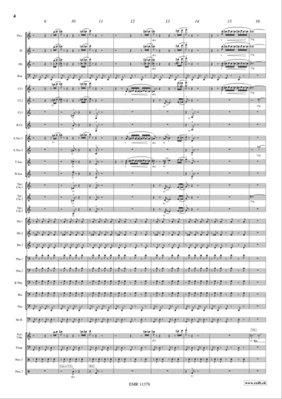 Super Mario Bros Concert Band scores gallery preview page 5