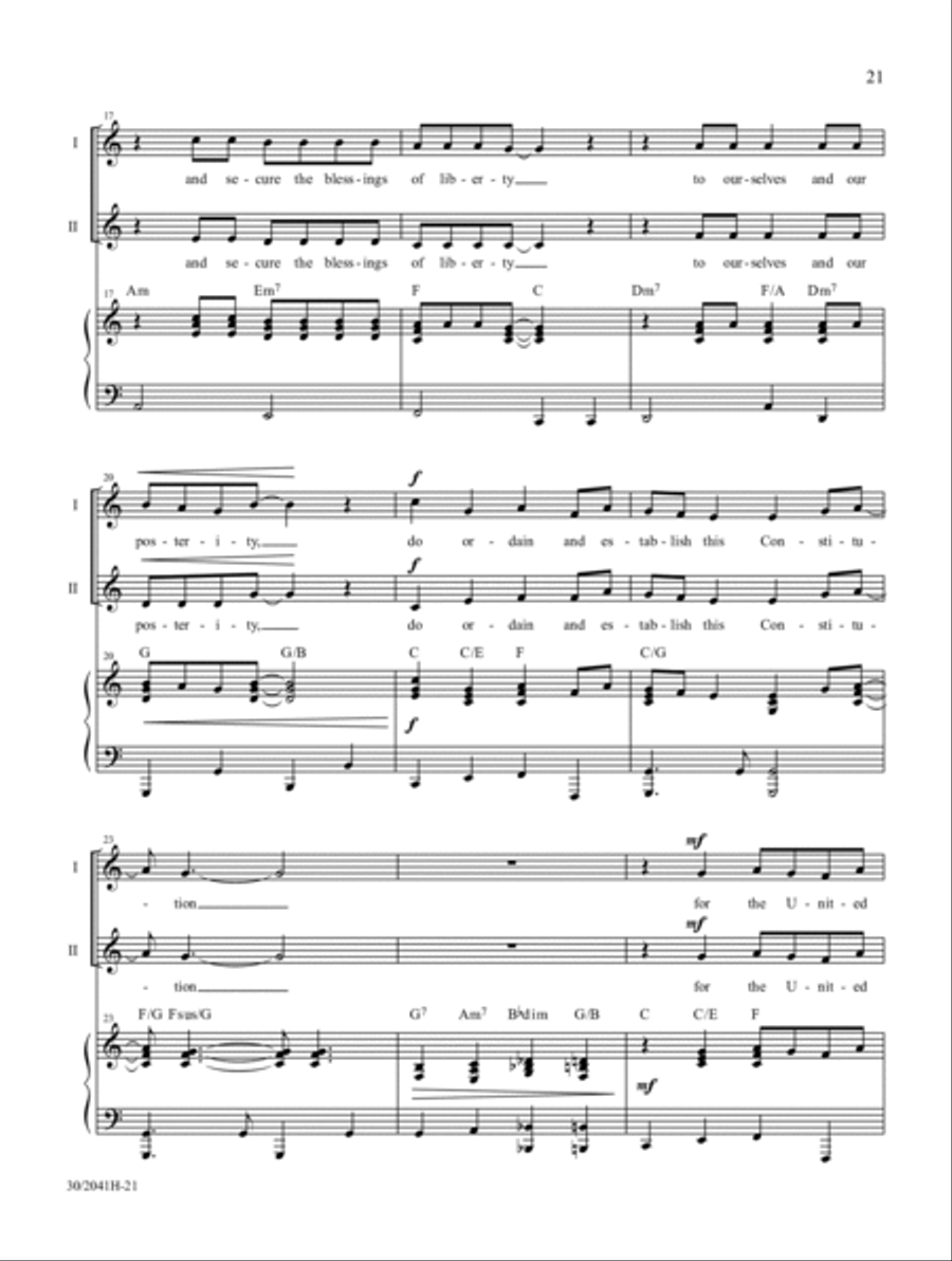 The Words We Live By The Words We Live By 2-Part scores gallery preview page 16