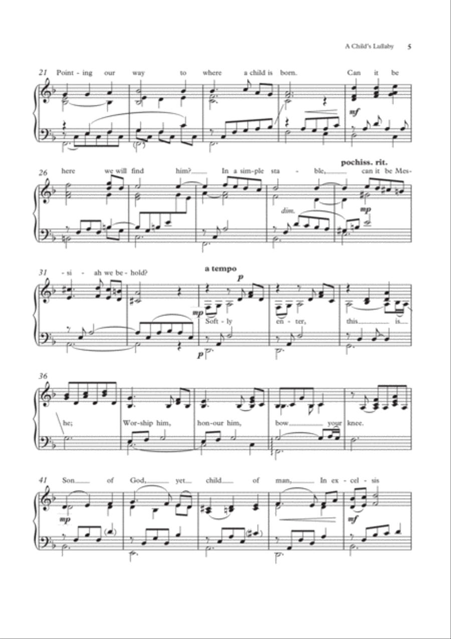The John Rutter Christmas Piano Album Piano Solo scores gallery preview page 5