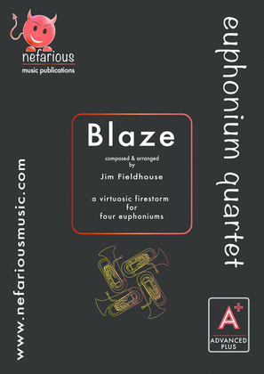 BLAZE - for euphonium quartet