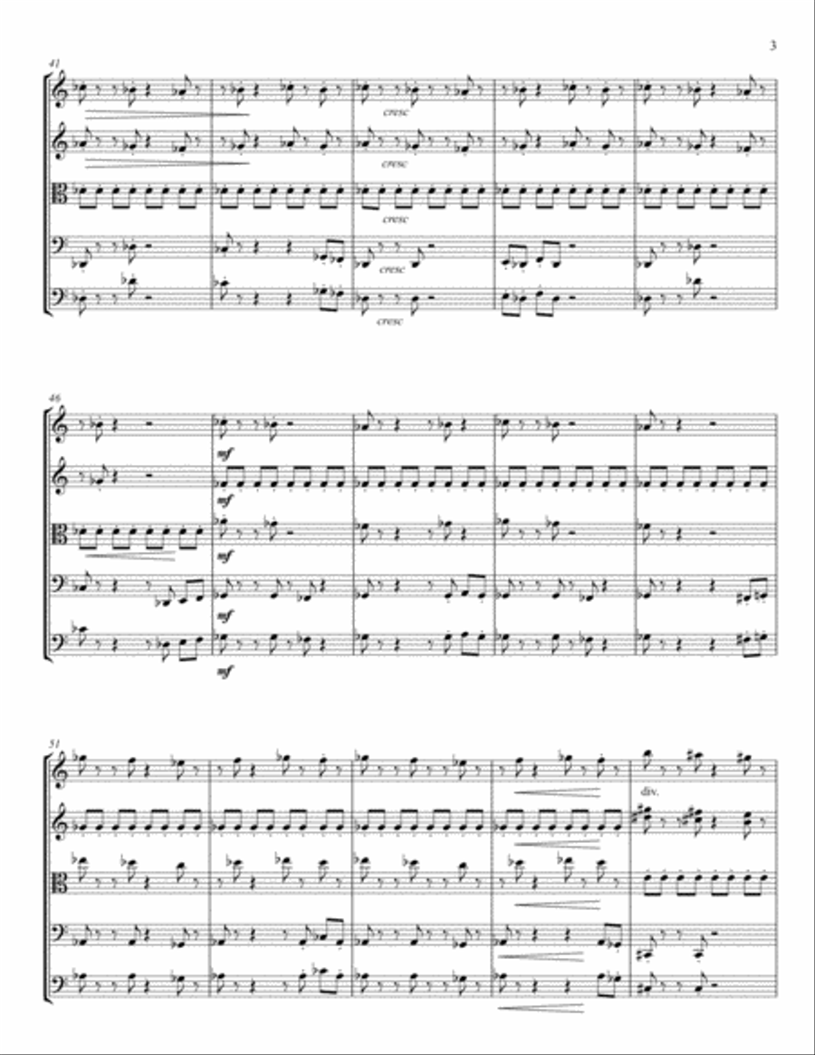 Blue in the Night String Orchestra scores gallery preview page 4