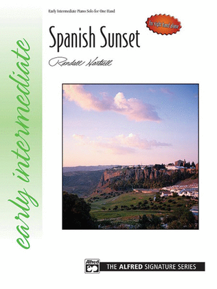 Book cover for Spanish Sunset (for right hand alone)