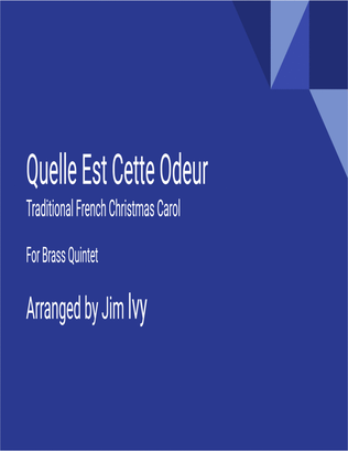 Quelle Est Cette Odeur - Traditional French Christmas Carol
