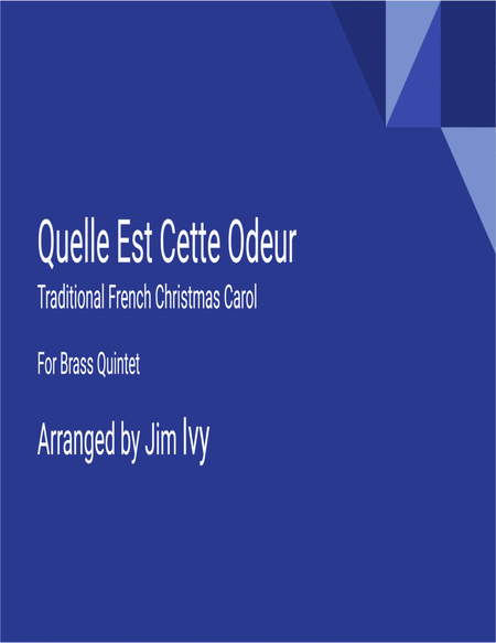 Quelle Est Cette Odeur - Traditional French Christmas Carol image number null