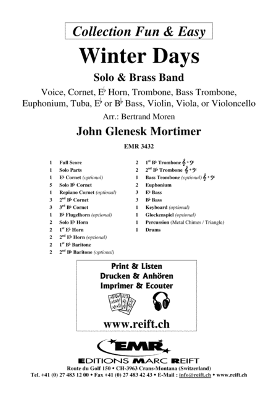 Winter Days Brass Band scores gallery preview page 2