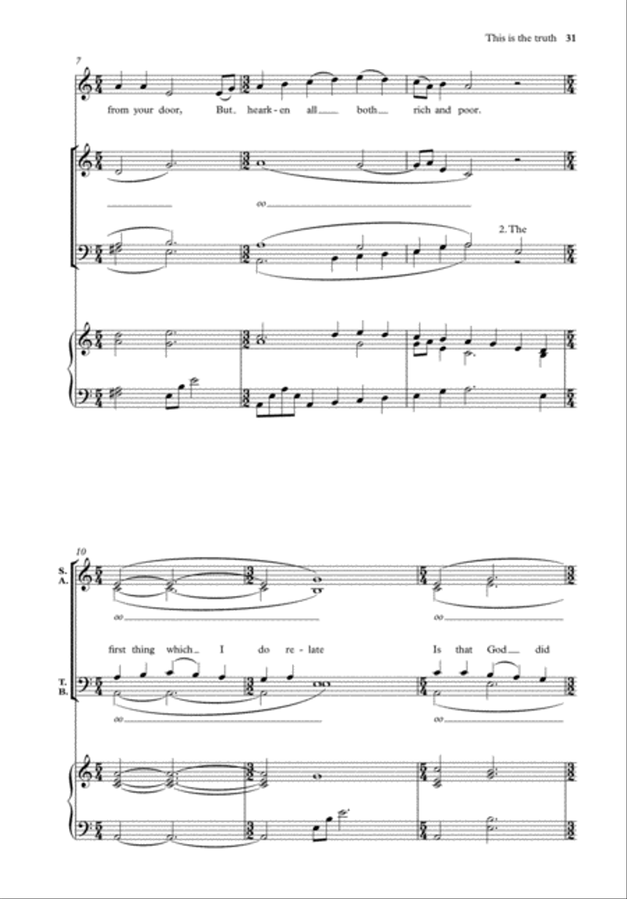 Vaughan Williams for Choirs 1 4-Part scores gallery preview page 11