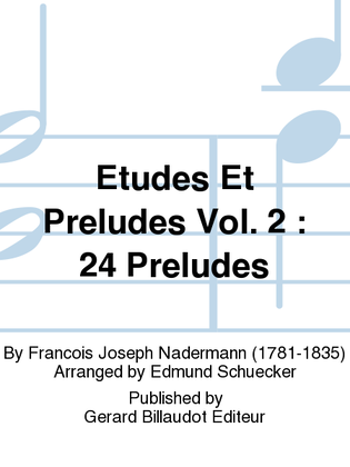 Book cover for Etudes Et Preludes Vol. 2 : 24 Preludes