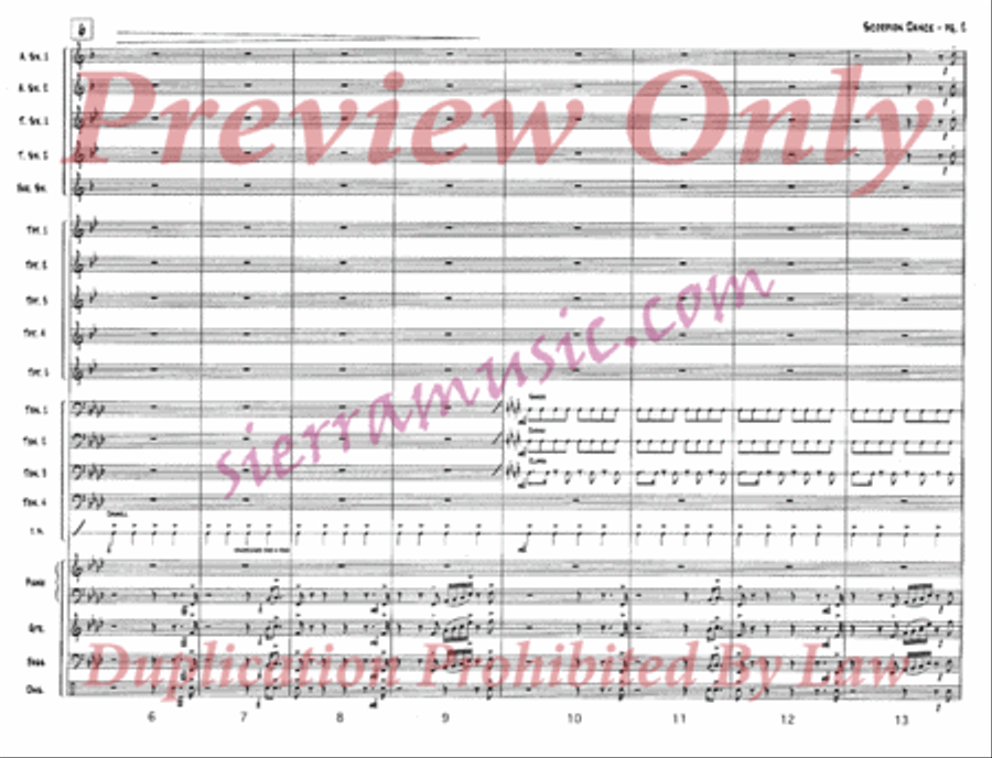 Scorpion Dance Scorpion Dance Jazz Ensemble scores gallery preview page 3