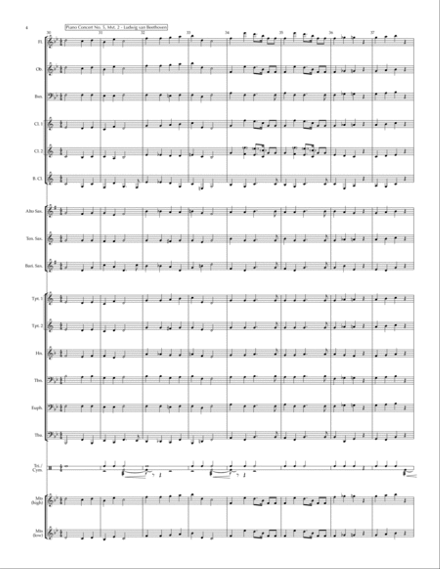 Classical Chorales for Band #1 - Intermediate Edition