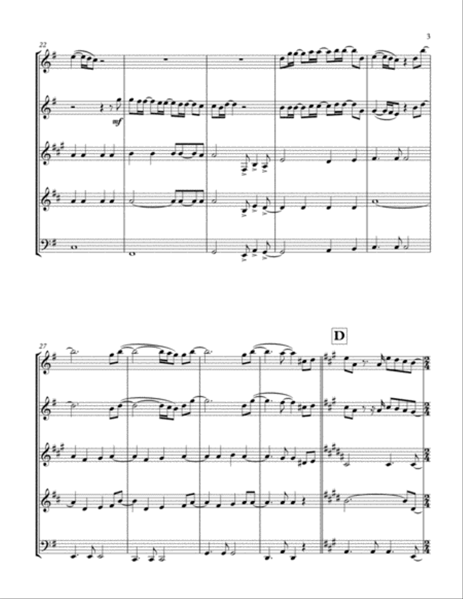 From This Moment On From This Moment On Woodwind Quintet scores gallery preview page 3