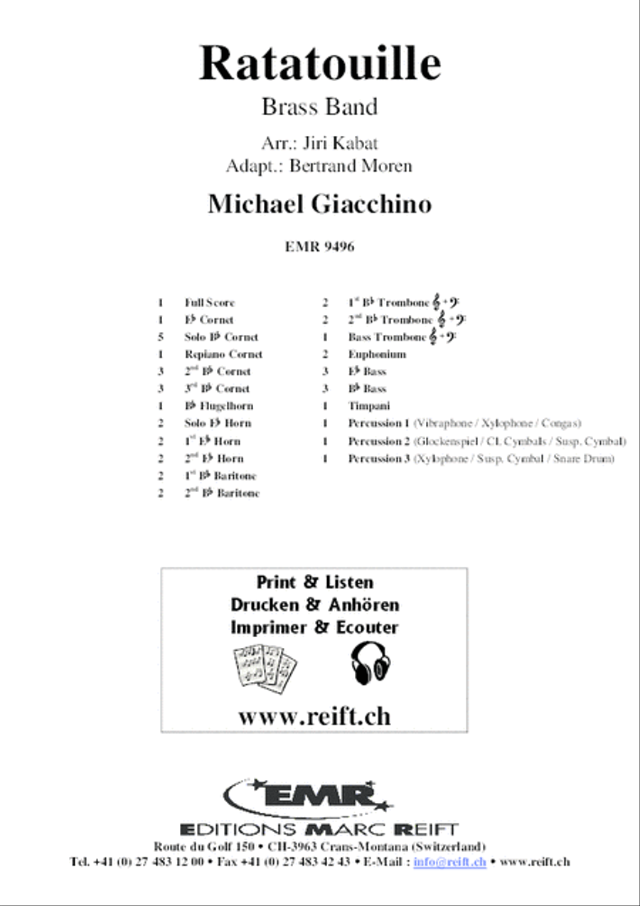Ratatouille Ratatouille Brass Band scores gallery preview page 2